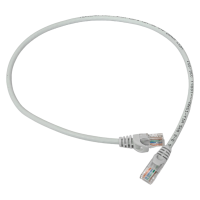 Патч-корд TERACOM PRO Cat.5E неэкранированный UTP оболочка LSZH серый (0.5м) EKF TRP-5EUTP-LSH-05M-GY