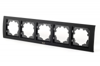 Рамка пятиместная ELBI Zena Platin 500-073700-250