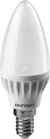 Лампа светодиодная LED 8вт E14 теплый матовая свеча ОНЛАЙТ 71632 19739