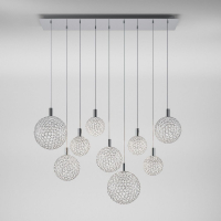 Каскадная люстра Eurosvet Gemini 90353/9 хром a069039