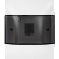 Practibox S Пластиковый щиток Навесной (ЩРн-П) 1X4 Дымчатая дверь Legrand 134614