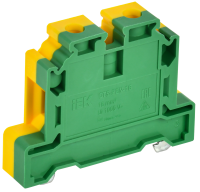 Колодка клеммная CTS-PEN земля 16мм2 желто-зеленая IEK YCT11-00-K52-016