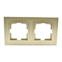 Рамка на 2 поста Mono Electric Despina бронза 102-230000-161
