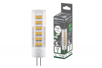Лампа светодиодная TDM Electric G4 5W 6500K прозрачная SQ0340-0215