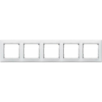 Рамка 5-постовая Legrand Valena белая 774455