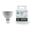 Лампа светодиодная LED 3.5 Вт 300 лм 4100К AC180-240В GU5.3 софит MR16 нейтральный Elementary GAUSS 13524