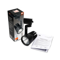 Светильник светодиодный трековый на шинопровод ДПО- 40Вт 4000K 24 град. 3600Лм BL (чёрный) IP40 JazzWay 5022751