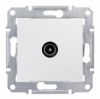 SDN3201221 Sedna Розетка TV проходная 8dB в рамку белый Schneider Electric 