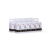 Лампа светодиодная LED 6 Вт 420 лм 3000К AC180-240В E14 шар P45 теплая Elementary GAUSS 53116