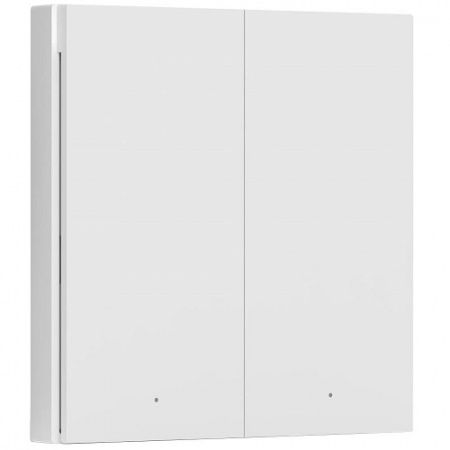 Выключатель умный беспроводной двухклавишный, белый AQARA Aqara WRS-R02