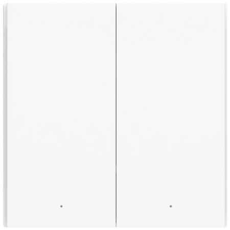 Выключатель умный беспроводной двухклавишный, белый AQARA Aqara WRS-R02