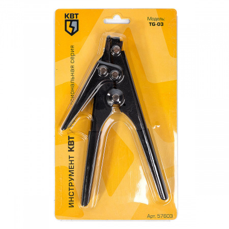 57603 Инструмент для монтажа нейлоновых стяжек TG-03 серия ПРОФИ КВТ 