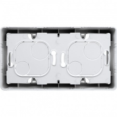Коробка накладного монтажа 2 поста INSPIRIA белый Legrand/Daccord 673990