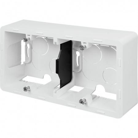 Коробка накладного монтажа 2 поста INSPIRIA белый Legrand/Daccord 673990