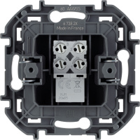 Телефонная розетка RJ11 INSPIRIA антрацит Legrand/Daccord 673823