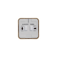 BLANCA одноклавишный выключатель наружный (cх.1) с изолирующей пластиной, 10A, 250B, ясень Systeme Electric BLNVA101015