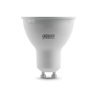 Лампа светодиодная LED 9 Вт 640 лм 3000К AC180-240В GU10 софит MR16 теплая  Elementary Gauss GAUSS 13619
