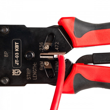 79759 Пресс-клещи для RJ разъемов JT-03 серия ПРОФИ КВТ 