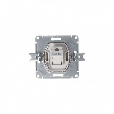 Розетка ATLASDESIGN компьютерная RJ45 механизм алюминий Systeme Electric ATN000383