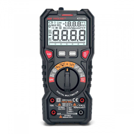 79126 Мультиметр цифровой KT 118A серия PROLINE КВТ 