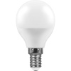 LB-550 25803 Лампа светодиодная LED 9вт Е14 дневной матовый шар FERON 