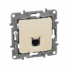 ETIKA Розетка компьютерная RJ45 категория 5 UTP слоновая кость Legrand/Daccord 672341