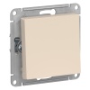 ATN000211 Выключатель одноклавишный ATLASDESIGN схема 1 10АХ механизм бежевый Systeme Electric 