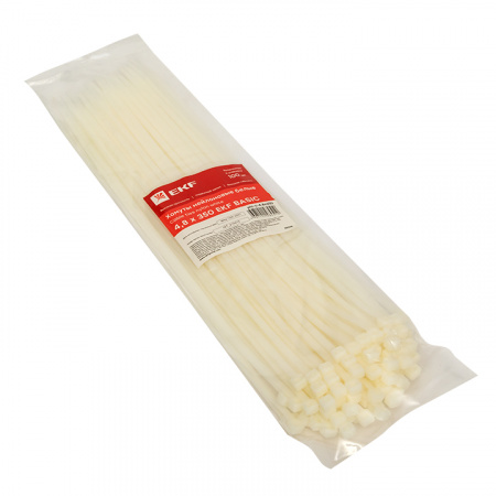 Хомут 4.8х350 нейлон (100шт) EKF plc-c-4.8х350