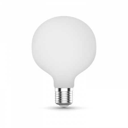 Лампа светодиодная филаментная LED 10 Вт 1070 лм 3000К AC185-265В E27 шар G95 теплая матовая колба диммируемая Black Filament Gauss GAUSS 189202110-D