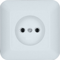 ПРИМА Розетка скрытая без заземления в сборе 250В 10А белая Systeme Electric RS10-184-B