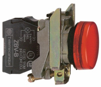 Лампа сигнальная 22мм 24в светодиодная красная Schneider Electric XB4BVB4