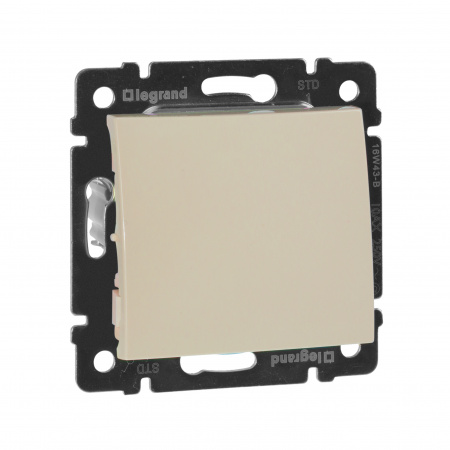 Выключатель одноклавишный, в рамку, слоновая кость Legrand/Daccord 774301