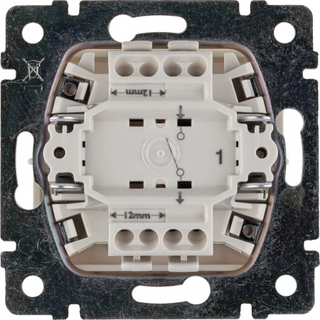 Выключатель одноклавишный, в рамку, слоновая кость Legrand/Daccord 774301