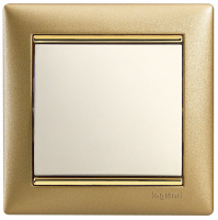 Выключатель одноклавишный, в рамку, слоновая кость Legrand/Daccord 774301