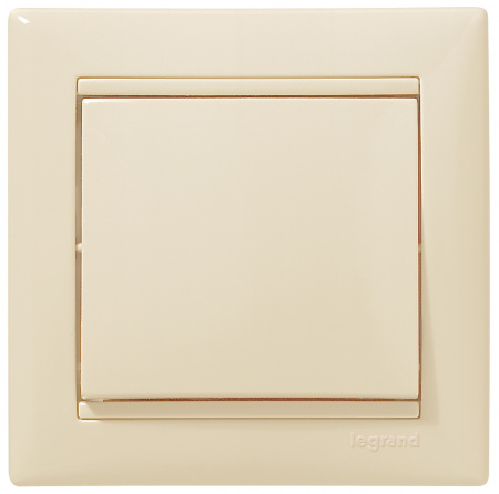 Выключатель одноклавишный, в рамку, слоновая кость Legrand/Daccord 774301
