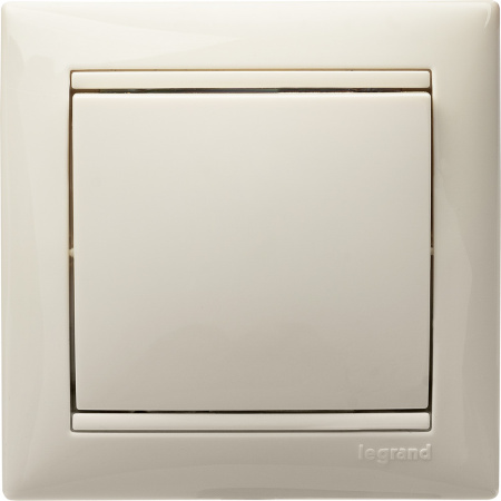 Выключатель одноклавишный, в рамку, слоновая кость Legrand/Daccord 774301