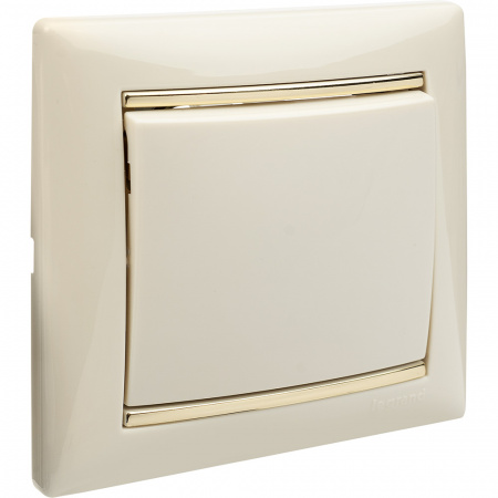 Выключатель одноклавишный, в рамку, слоновая кость Legrand/Daccord 774301