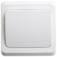 ЭТЮД Выключатель одноклавишный скрытый белый сх.1 Systeme Electric BC10-001B