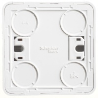 ЭТЮД Выключатель одноклавишный наружный с подсветкой белый сх.1 Systeme Electric BA10-005B