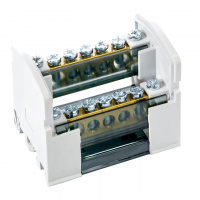 Шина нулевая в корпусе 2х7 100А EKF sn0-2х7
