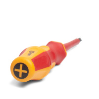 Отвертка диэлектрическая PZ1х80 серия ПРОФИ КВТ 78613