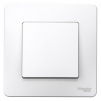 BLANCA скрытой установки одноклавишный выключатель (cх.1), 10A, 250B, белый Systeme Electric BLNVS010101