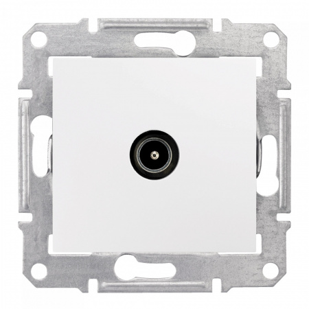 Sedna Розетка телевизионная TV проходная 4дБ в рамку белая Schneider Electric SDN3201821