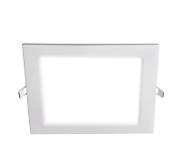 Светильник светодиодный ДВО-15w 6500K 1000 Лм IP40 WH 190мм встраиваемый квадрат JazzWay 5008403A