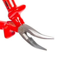 Длинногубцы изогнутые диэлектрические 160 мм серия ЭКСПЕРТ КВТ 70357