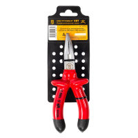 Длинногубцы изогнутые диэлектрические 160 мм серия ЭКСПЕРТ КВТ 70357