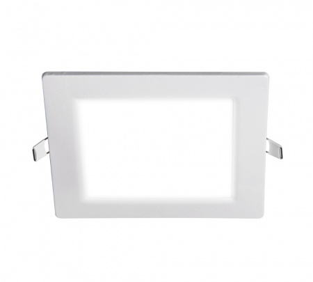 5008281A Светильник светодиодный ДВО-9w 6500K 600 Лм IP40 WH 145мм встраиваемый квадрат JazzWay 