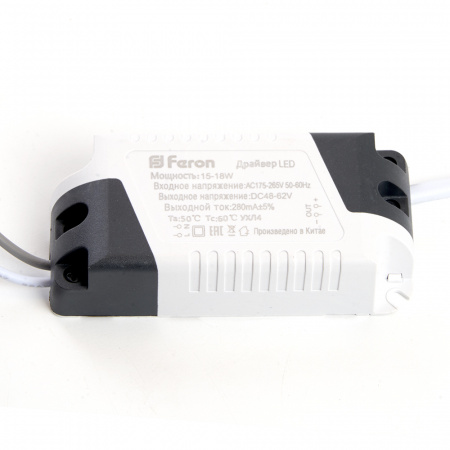 AL500 29623 Светильник светодиодный ДВО-15w 4000K 1050Лм slim белый FERON 