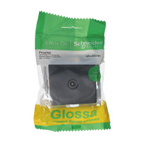 GLOSSA Розетка телевизионная TV одиночная 1DB антрацит в рамку Systeme Electric GSL000791