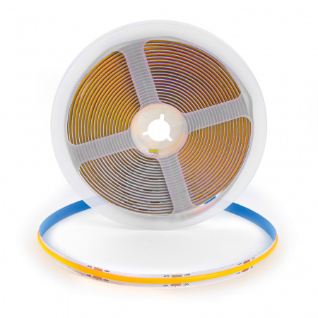 Лента светодиодная LEDх320/м COB 5м 8w/m 24в 6500К FERON LS530 48265